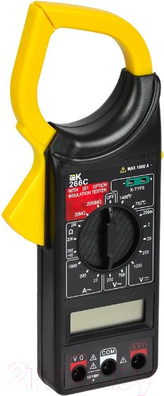 Изображение товара Клещи токоизмерительные IEK Expert 266C / TCM-1C-266