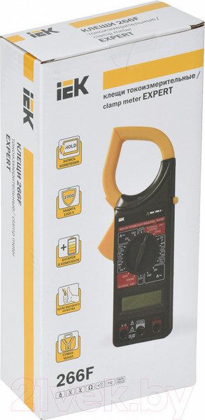 Изображение товара Клещи токоизмерительные IEK Expert 266F / TCM-1F-266