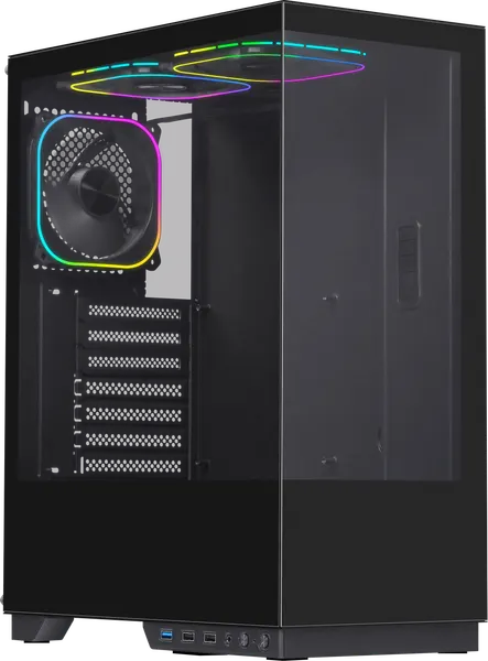 Изображение товара Корпус для компьютера Defender Miditower HyperHub / 25132 (черный)