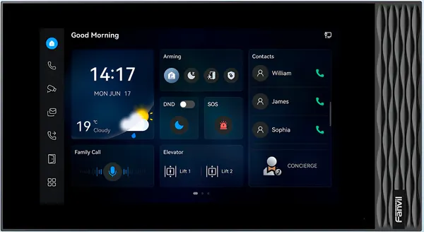 Изображение товара IP-видеодомофон Fanvil i554W (темно-серый)