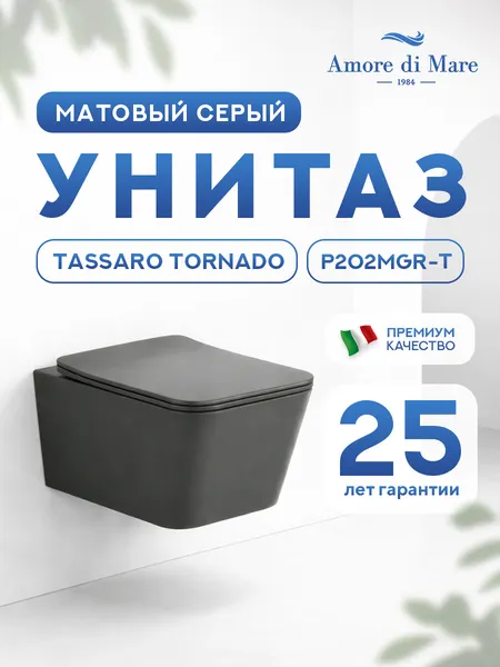 Изображение товара Инсталляция с унитазом подвесным TECE 412202MGRT (с кнопкой смыва, шумоизоляцией, сиденьем и креплением)