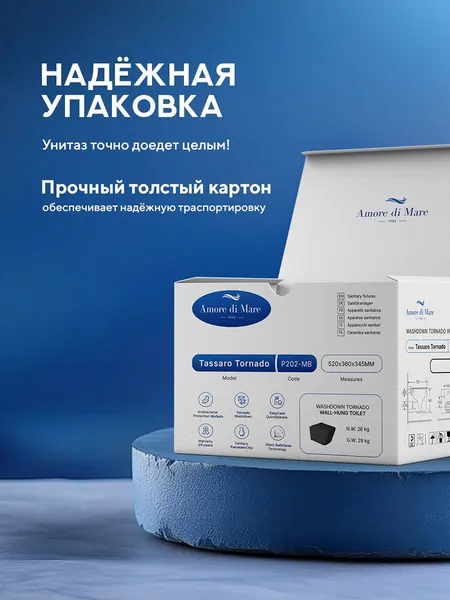 Изображение товара Инсталляция с унитазом подвесным TECE 413202MBT (с кнопкой смыва, шумоизоляцией, сиденьем и креплением)