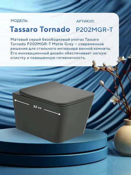 Изображение товара Инсталляция с унитазом подвесным TECE 413202MGRT (с кнопкой смыва, шумоизоляцией, сиденьем и креплением)