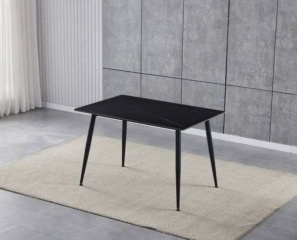 Изображение товара Обеденный стол Tetchair Austen 120х80х75 (черный/черный)