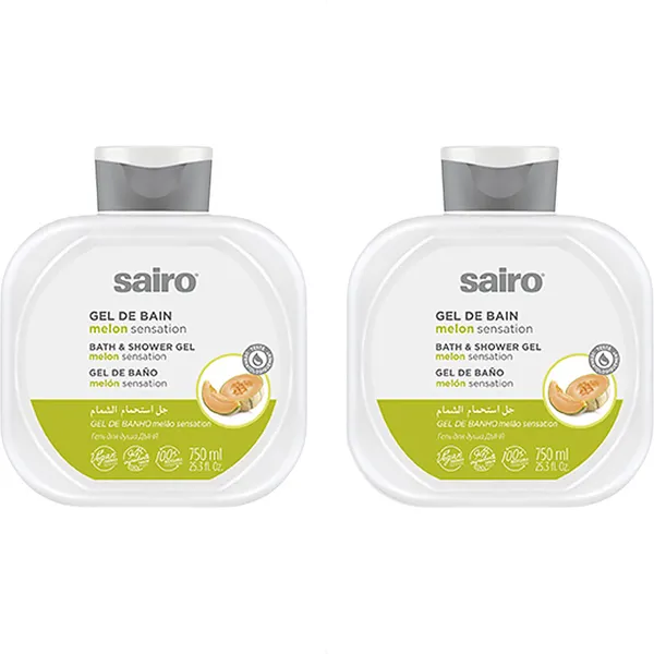 Изображение товара Набор гелей для душа Sairo Bath & Shower Gel Melon Sensation (2x750мл)