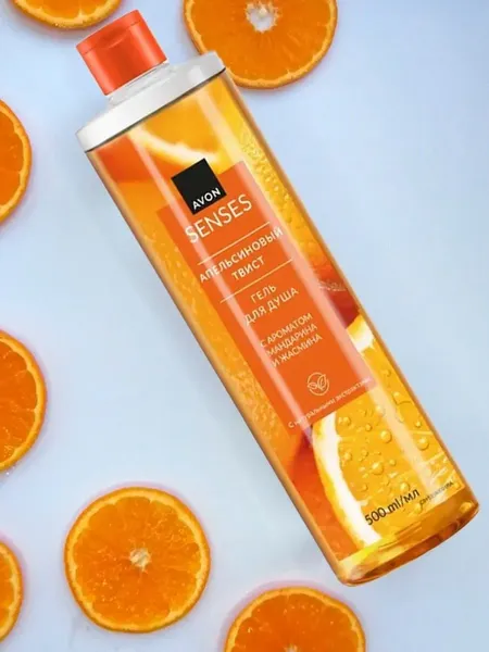 Изображение товара Гель для душа Avon Апельсиновый твист (500мл)