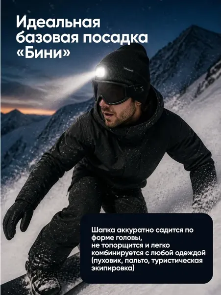 Изображение товара Шапка Forstime FT-444 black (67520)
