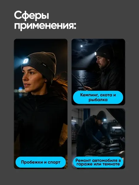 Изображение товара Шапка WMC Tools 444 grey (67531)