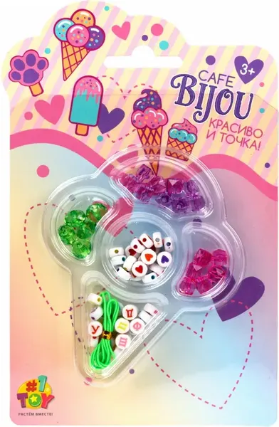 Изображение товара Набор для создания украшений 1Toy Мороженое / Т25045