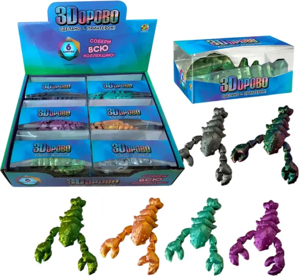 Изображение товара Фигурка игровая 1Toy 3Dорово Рак / Т27347