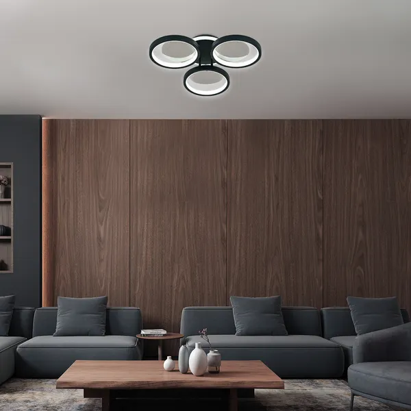 Изображение товара Люстра ESCADA 100010/3C (Black/Wood)