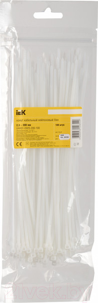 Изображение товара Стяжка для кабеля IEK UHH31-D036-350-100 (100шт)