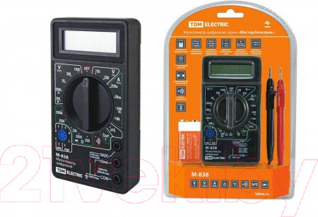 Изображение товара Мультиметр цифровой TDM M-838 / SQ1005-0003