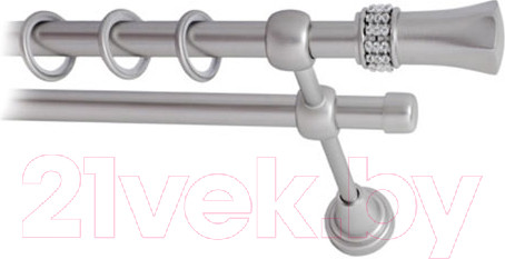 Изображение товара Карниз для штор Lm Decor Севилла 120 2р гладкий (сатин, 3м)