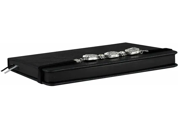 Изображение товара Ежедневник Escalada Наппа / 73889 (120л, черный металлик)