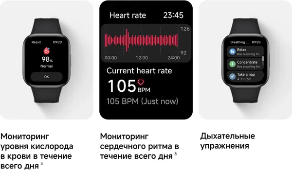 Изображение товара Умные часы Xiaomi Redmi Watch 6 Active (матовый серебристый)