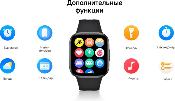 Изображение товара Умные часы Xiaomi Redmi Watch 6 Active (матовый серебристый)