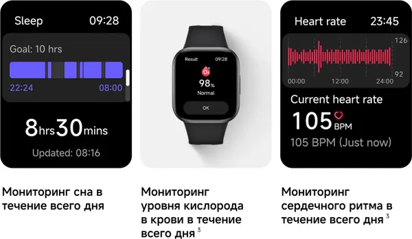 Изображение товара Умные часы Xiaomi Redmi Watch 6 Active (матовый серебристый)
