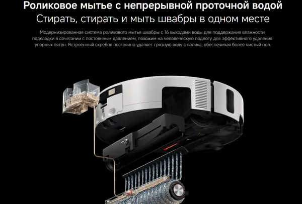 Изображение товара Робот-пылесос Xiaomi Robot Vacuum 6 Pro PV21GL / BHR08X0EU (белый)