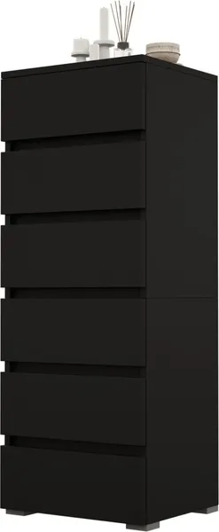 Изображение товара Комод MFMaster Витто-53 / МСТ-ВМД-53-ЧР-16 (черный)