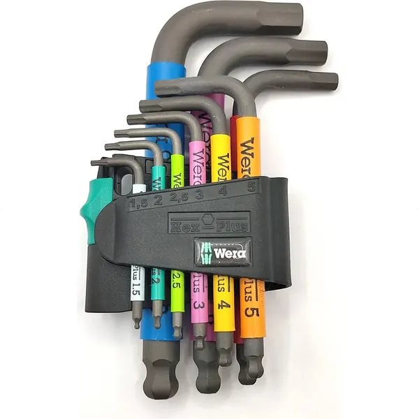 Изображение товара Набор ключей WERA 950/9 Hex-Plus Multicolour 1 SB / 05073593001