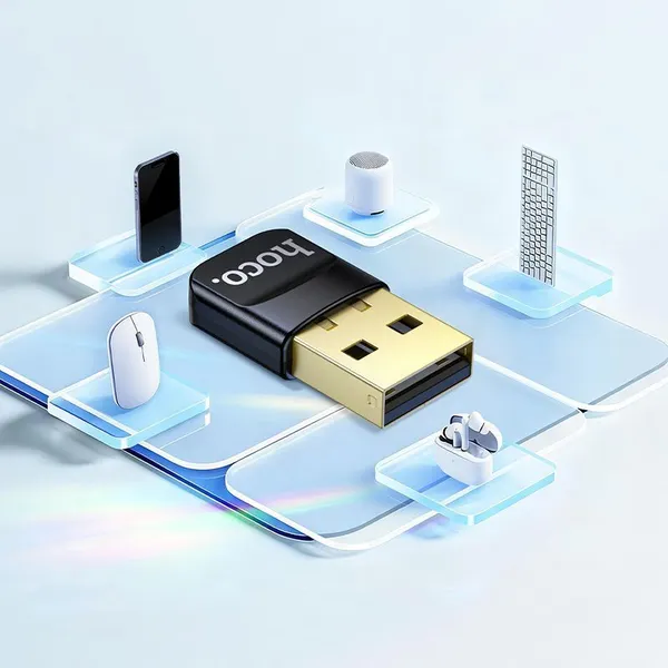 Изображение товара Bluetooth-адаптер Hoco UA100 (черный)