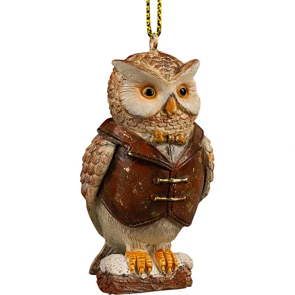 Изображение товара Елочная игрушка Erich Krause Decor. Филин в жилете / 65818