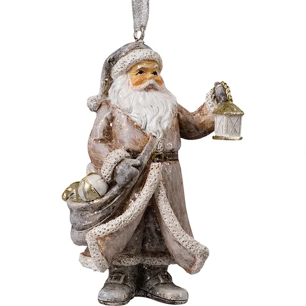 Изображение товара Елочная игрушка Erich Krause Decor. Дед Мороз с фонарем / 65823