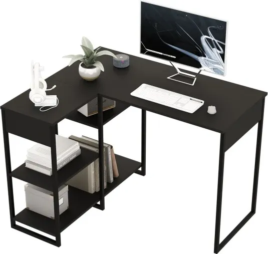 Изображение товара Письменный стол MFMaster Интро-122 / МСТ-СМ1-22-ЧР-16 (черный)