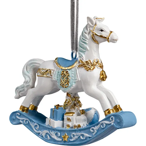 Изображение товара Елочная игрушка Erich Krause Decor. Лошадка-качалка королевская / 65811