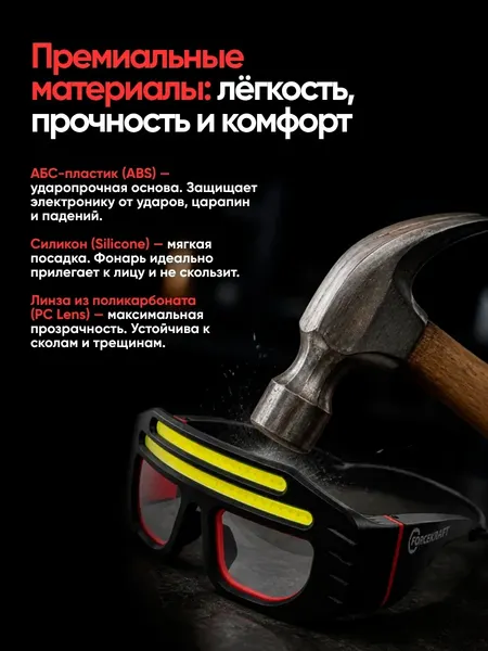 Изображение товара Фонарь ForceKraft FK-EL2200 (67617)