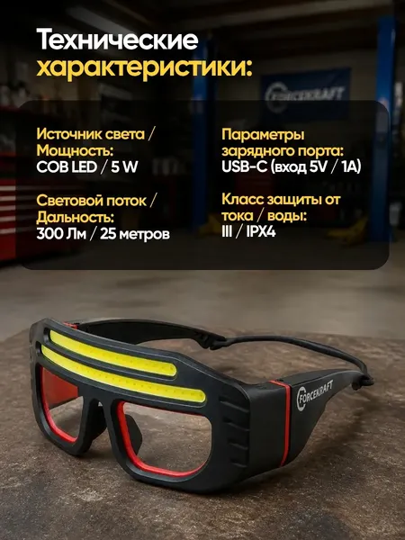 Изображение товара Фонарь ForceKraft FK-EL2200 (67617)