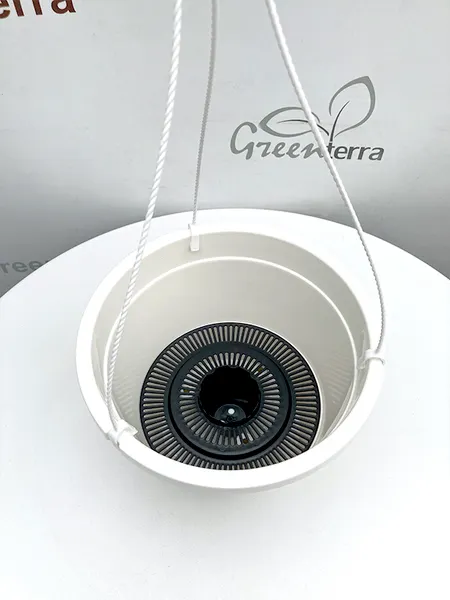 Изображение товара Вазон GreenTerra Lira -7 литое со вставкой с усами 48см (5шт, белый)