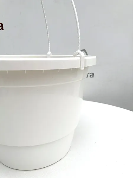 Изображение товара Вазон GreenTerra Lira -7 литое со вставкой с усами 48см (5шт, белый)