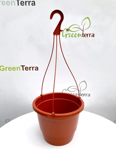 Изображение товара Вазон GreenTerra Lira -7 литое со вставкой с усами 48см (5шт, терра)