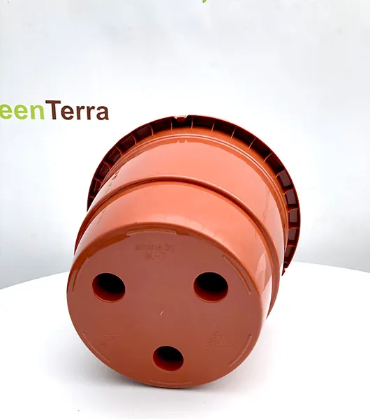 Изображение товара Вазон GreenTerra Lira -7 литое со вставкой с усами 48см (5шт, терра)