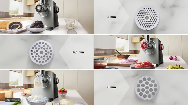 Изображение товара Мясорубка электрическая Bosch Series 8 / MFWS840M (черный)