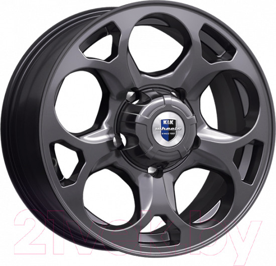 Изображение товара Литой диск K&K Линкс (КС646) 16x7" 5x139.7мм DIA 108.5мм ET 35мм Антрацит
