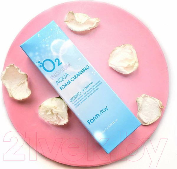 Изображение товара Пенка для умывания FarmStay O2 Premium Aqua Foam Cleansing (100мл)