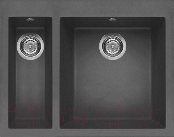 Изображение товара Мойка кухонная Elleci Quadra 150 Dark Grey K99 / LKQ15099