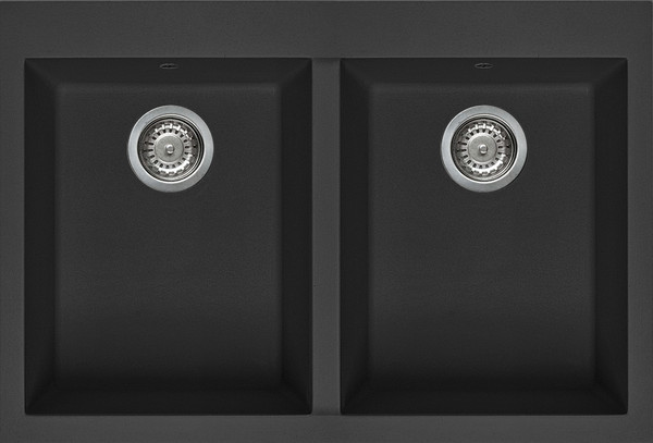 Изображение товара Мойка кухонная Elleci Quadra 340 Undermount G40 Nero