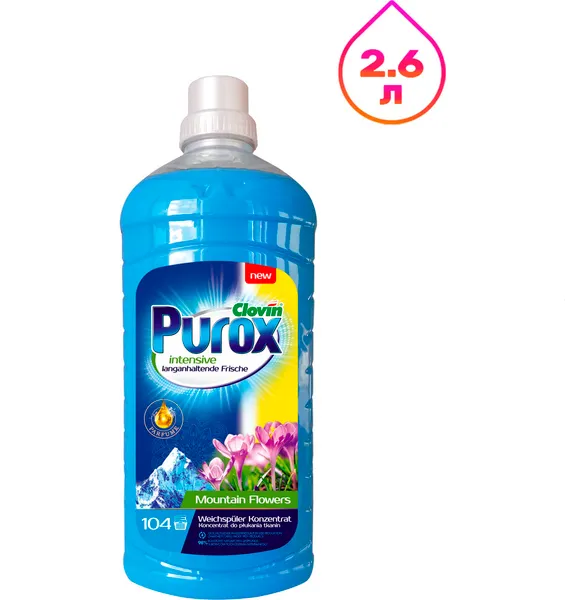Изображение товара Кондиционер для белья Purox Mountain Flowers концентрированный (2.6л)