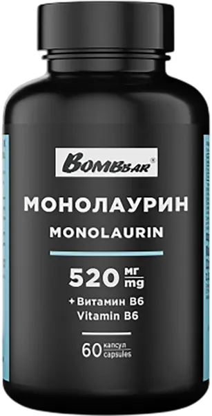 Изображение товара Пищевая добавка Bombbar Монолаурин (60 капсул)