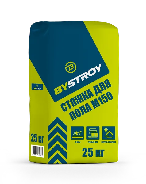 Изображение товара Смесь для устройства стяжек BYSTROY М150 F100 (25кг)
