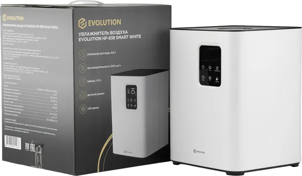 Изображение товара Ультразвуковой увлажнитель воздуха Evolution HF-838 Smart (белый)