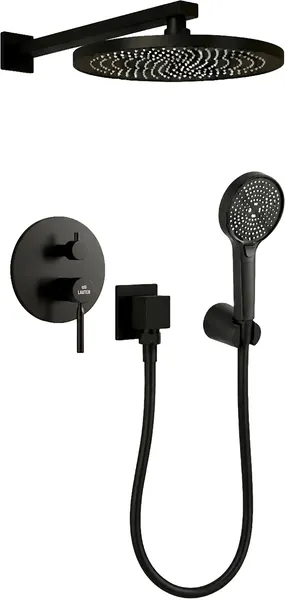 Изображение товара Душевая система со смесителем Lauter Скрытого монтажа Inset Pearl (с верхним душем и душевым гарнитуром)