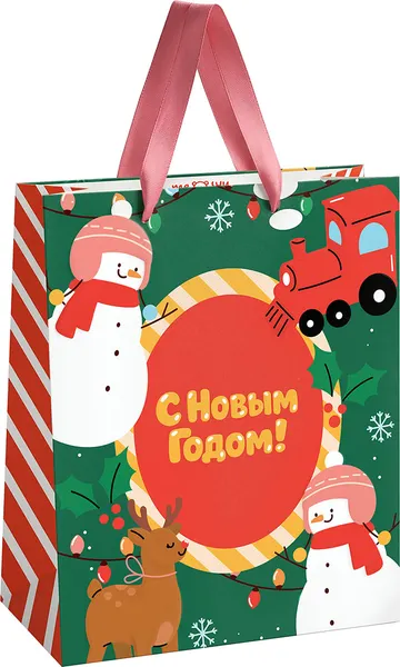 Изображение товара Набор пакетов подарочных Meshu Письмо Деда Мороза. Микс / MS_93372 (3шт)