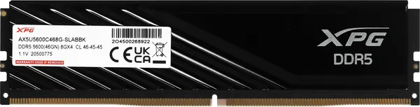 Изображение товара Оперативная память DDR5 A-data AX5U5600C468G-SLABBK