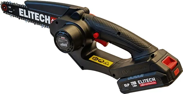 Изображение товара Пила цепная аккумуляторная Elitech CS 2008BLK / E1611.016.00