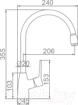 Изображение товара Смеситель Ledeme L4069